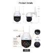 ESCAM QF518 5MP Smart WiFi IP Camera, AI Detection, Night Vision - 5