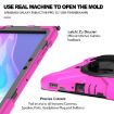 Rose Red Shockproof Case for Galaxy Tab Active Pro/4/5 with Strap - 6