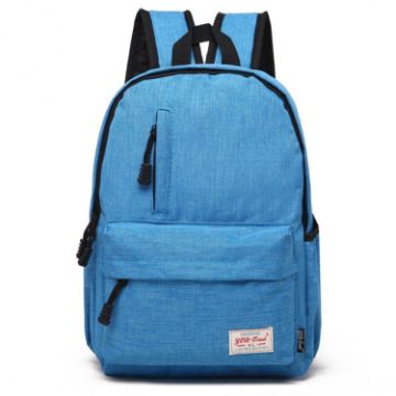 Universal Canvas Laptop Backpack, Small, Fits 13.3" Laptops, Baby Blue - 1