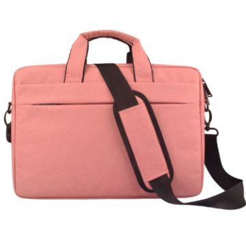 Pink Lightweight Laptop Bag with Shoulder Strap for 13.3" Devices - 1