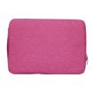 Magenta 13.3" Denim Laptop Bag for MacBook & Lenovo with Zipper - 3