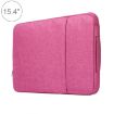 Magenta 15.4" Universal Denim Laptop Bag for MacBook & Lenovo - 1