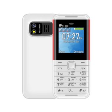 SERVO BM5310 Mini Mobile Phone, Triple SIM, 1.33" Display, White - 1