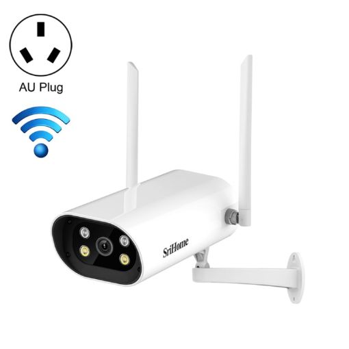 SriHome SH037 4.0MP WiFi Camera, Night Vision, AI Detection, AU Plug - 1