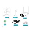SriHome SH037 4.0MP WiFi Camera, Night Vision, AI Detection, AU Plug - 3
