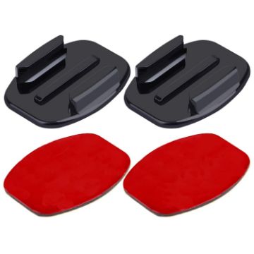 PULUZ Flat Surface & Adhesive Mounts for GoPro, Insta360, DJI Cameras - 1