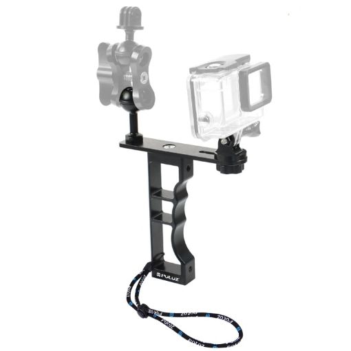 PULUZ CNC Aluminum Diving Bracket for GoPro & DJI, DSLR Cameras - 1