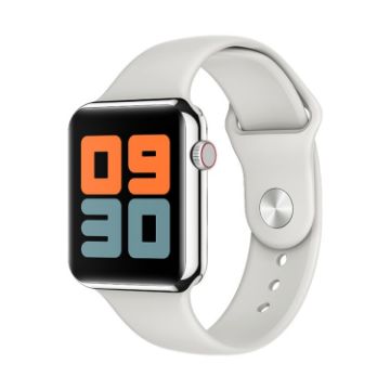 P10 1.3" IPS Smart Watch, IP67 Waterproof, Heart Rate Monitor, White - 1
