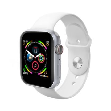LD5 Smart Watch: 1.54" Screen, IP67 Waterproof, Bluetooth, White - 1