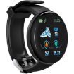 D18 1.3" TFT Smart Watch: IP65, Call, Heart, BP, Sleep Monitor (Black) - 1