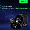 D18 1.3" TFT Smart Watch: IP65, Call, Heart, BP, Sleep Monitor (Black) - 2