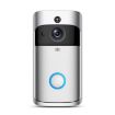 M4 720P Smart WIFI Doorbell - 3 Batteries, Night Vision, Silver - 2