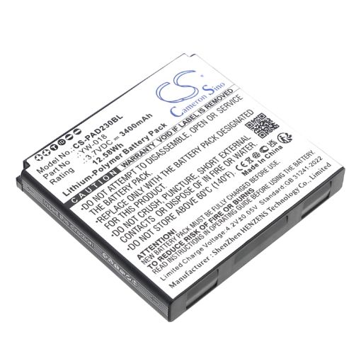 Battery for Pax D230 Terminal (p/n YW-018) - 1