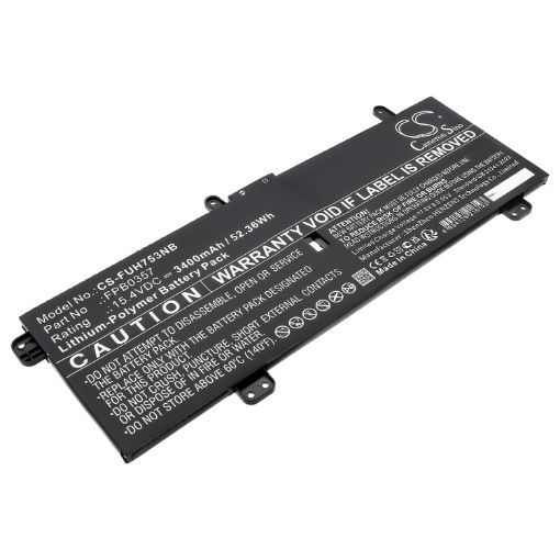 Battery for Fujitsu LifeBook WC2/E3, WC1/E3, CH90/E3, CH75/E3 - 1