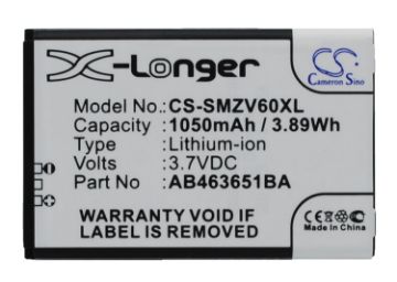 Battery for Samsung Sunburst A697 SGH-R450 Katalyst (AB46365UG) - 1