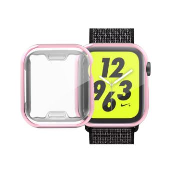 Apple Watch Series 5 & 4 40mm Pink TPU Case - Full Coverage Plating - 1