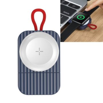 ROCK W26 Blue Magnetic Wireless Charger for Apple Watch - Portable - 1