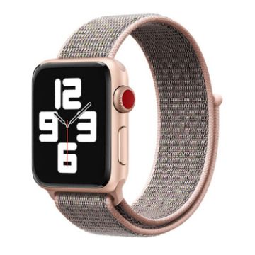 Apple Watch Nylon Band 46/49/45/44mm Pink - Simple Fashion Magic Stick - 1
