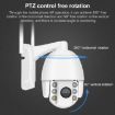QX2 4G 1080P HD 360 Panoramic Smart Camera, IP66 Waterproof, US Plug - 8