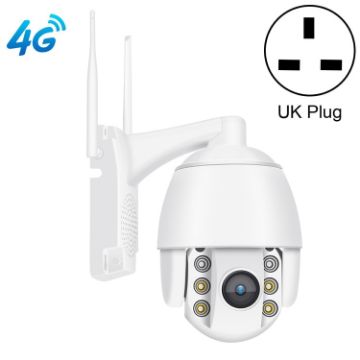 QX2 4G EU 1080P HD 360 Panoramic Smart Camera IP66 Waterproof UK Plug - 1