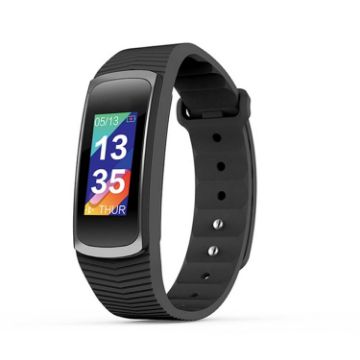 SMA-B3 Fitness Tracker 0.96" Smart Bracelet, IP67 Waterproof, Black - 1