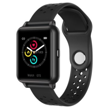 P8 Smart Watch: 1.3" IPS Screen, Heart Rate/BP/Sleep/Oxygen Monitor (Black) - 1