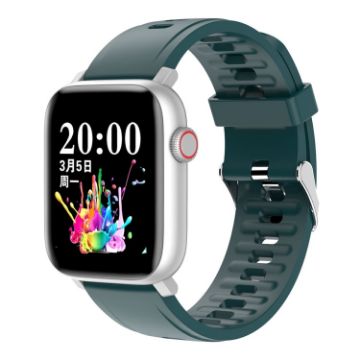 SE02 Green Bluetooth Smart Sports Watch, Heart Rate/Blood Pressure/Oxygen Monitor - 1