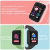 Y68M 1.44" Smart Watch - Heart Rate, BP, Oxygen Monitor (Silver Grey) - 3