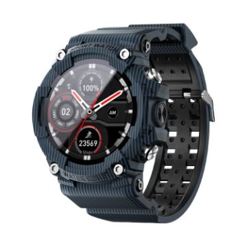 LOKMAT ATTACK 3 Sports Fitness Smart Watch, 1.28" TFT, Bluetooth Call, Blue - 1