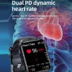 TK11P Smart Watch, 1.83" IPS, IP68 Waterproof, ECG, Stress Monitor, Black - 8