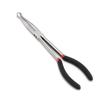 Extended Pointed Nose O-ring Pliers, 1/2 inch, Black - 1