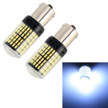 2 PCS 1156/BAU15S 12V 18W 1080LM Car Turn Lights SMD-3014 White - 1