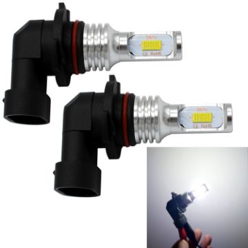 2 PCS 9005 HB3 LED Car Fog Bulbs 72W 1000LM 6000-6500K White Light - 1