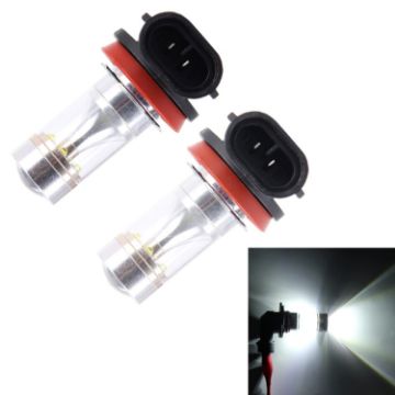 H8/H11 30W 350LM 6000K White LED Car Fog Light Bulbs, 2 PCS, DC 12V - 1