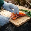 Cut-resistant Gardening Gloves, HPPE, Food-grade, Size M, 22cm, Black - 5