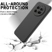 Realme 12+ Black Liquid Silicone Dropproof Full Coverage Phone Case - 3