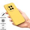 Realme C65 5G Yellow Liquid Silicone Dropproof Phone Case Full Coverage - 5