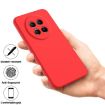 Realme Narzo 70x Red Liquid Silicone Dropproof Phone Case - 5