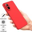 Realme 12 Lite Red Liquid Silicone Dropproof Full Coverage Phone Case - 2