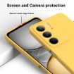 Realme C75 Yellow Liquid Silicone Dropproof Full Coverage Phone Case - 4