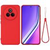 Realme P3 Pro Red Liquid Silicone Dropproof Full Coverage Phone Case - 1