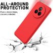 Realme P3 Pro Red Liquid Silicone Dropproof Full Coverage Phone Case - 5