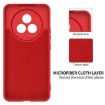 Realme P3 Pro Red Liquid Silicone Dropproof Full Coverage Phone Case - 6