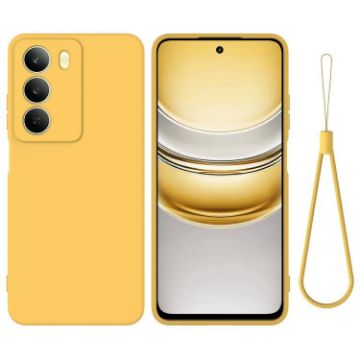 Realm V70/V70s 5G Yellow Silicone Dropproof Full Coverage Phone Case - 1