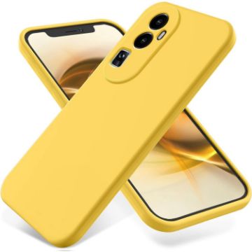 OPPO Reno10 Pro+ Yellow Liquid Silicone Dropproof Phone Case Full Coverage - 1