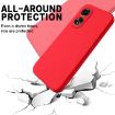 OPPO A58 4G Red Liquid Silicone Dropproof Full Coverage Phone Case - 5