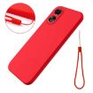 OPPO A58 4G Red Liquid Silicone Dropproof Full Coverage Phone Case - 7