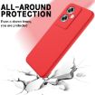 OPPO A79 Red Liquid Silicone Dropproof Full Coverage Phone Case - 3