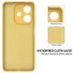 OPPO A3x Yellow Liquid Silicone Dropproof Full Coverage Phone Case - 6