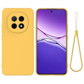 OPPO F29 Pro 5G Yellow Liquid Silicone Dropproof Full Coverage Case - 1
